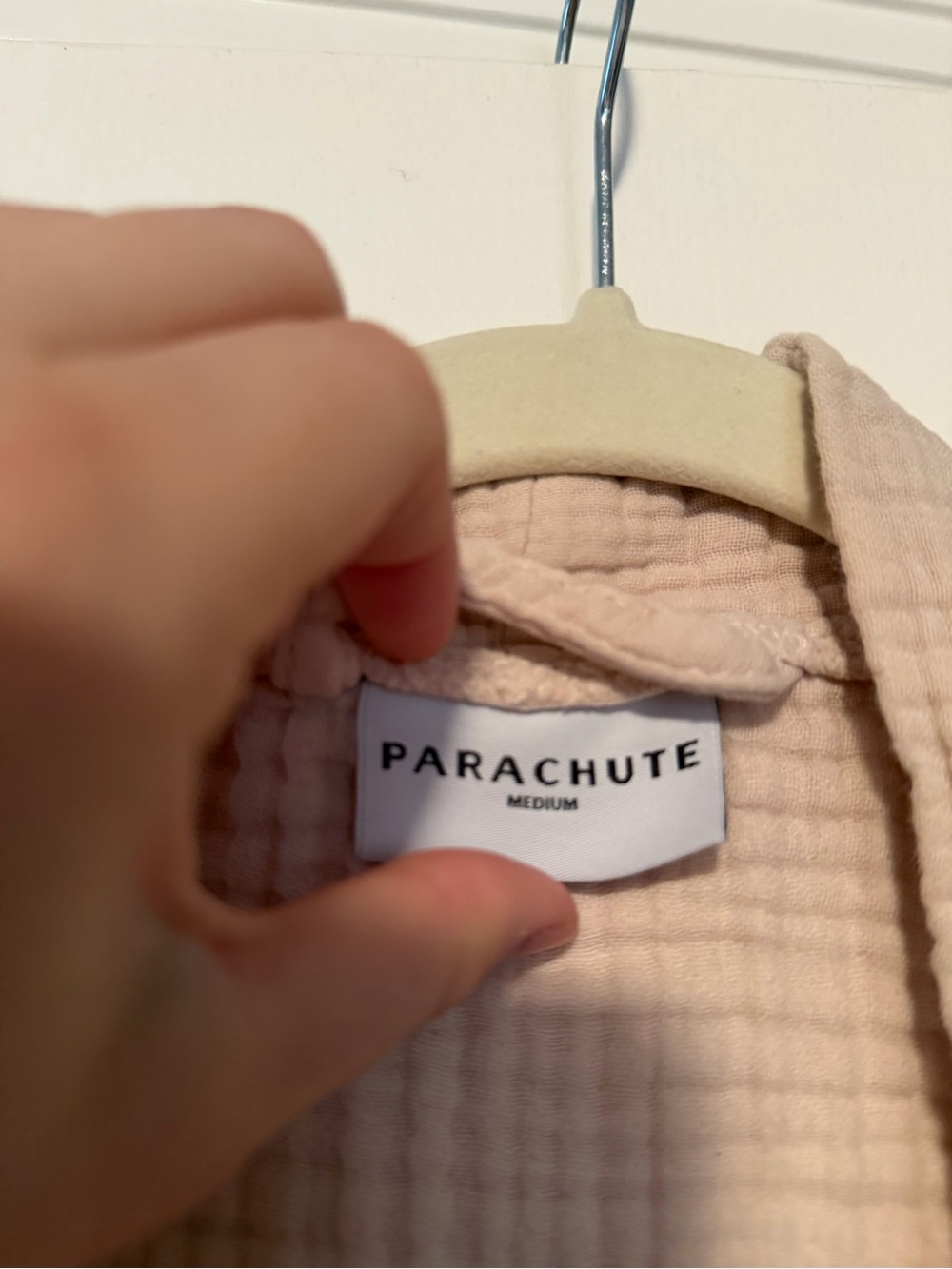 Parachute Cream Waffle Robe - Picture 4 of 5